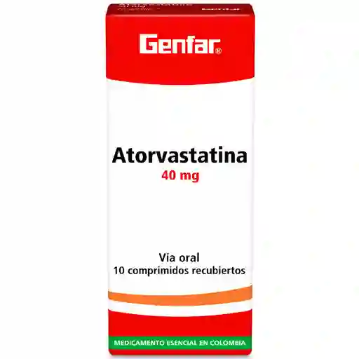 Atorvastatina Genfar (40 Mg)
