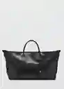 Bolso G Kali Negro Talla 99 Mujer Mango