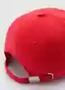 Gorra Slow Rojo Mujer Mango