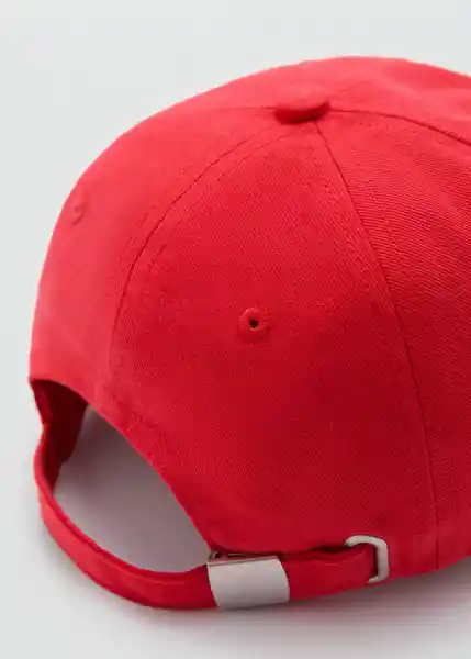 Gorra Slow Rojo Mujer Mango