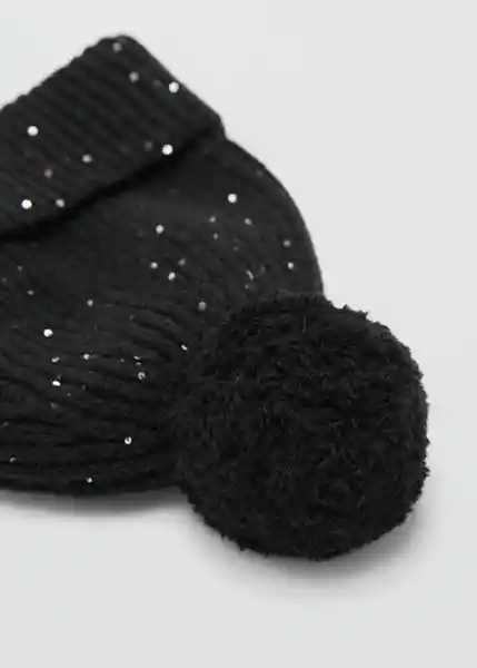 Gorro Night Negro Talla 96 Niñas Mango