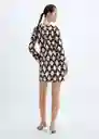 Vestido Rombus Crudo Talla XS Mujer Mango