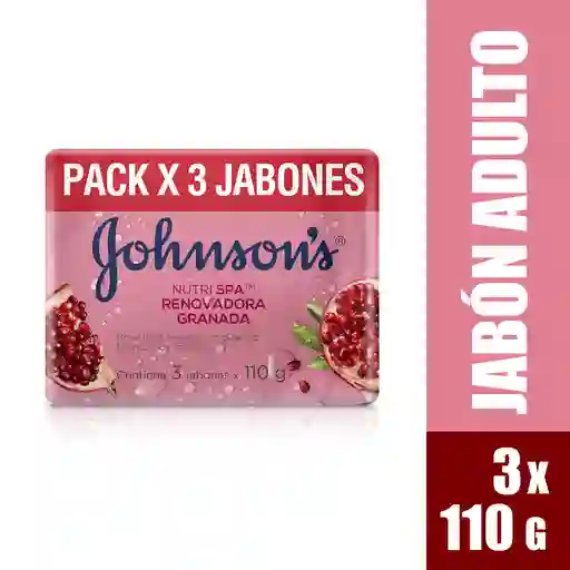 Jabón JOHNSON'S Granada TRIPACK 330 GR