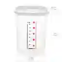 Estra Recipiente Cuadrado Linea Blanca 3 L
