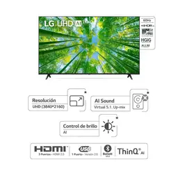 Lg Televisor Smart TV 50" UHD 4K 50UQ8000PSB