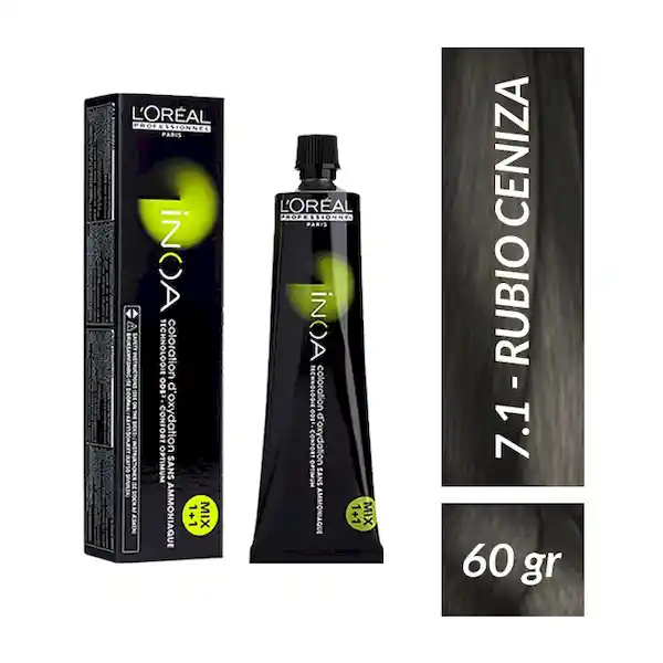 Inoa Tintura Loreal Sin Amoniaco Tono 7.1 60 mL