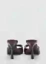 Sandalias Pepyg Burdeos Talla 38 Mujer Mango