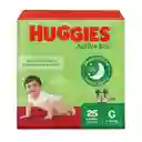 Pañales Huggies Active Sec Etapa 3/G 25 unidades