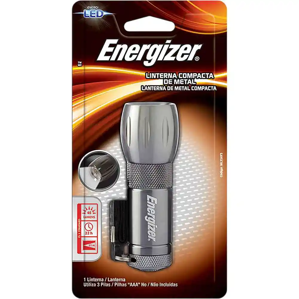 Energizer Linterna Compacta de Metal 6 Leds