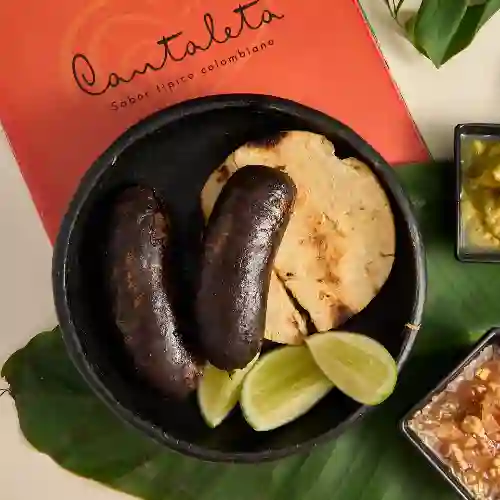 Morcilla con Arepa