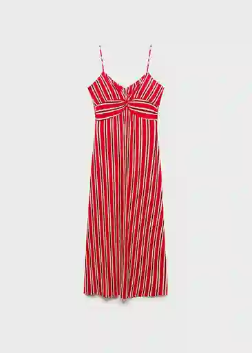 Vestido Pom Rojo Talla M Mujer Mango