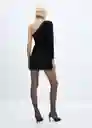 Vestido Bastian Negro Talla XS Mujer Mango