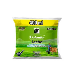 Leche UHT Entera Bolsa X 400 ml