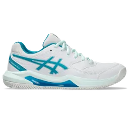 Asics Zapatos Gel-Dedicate 8 Clay Para Mujer Blanco 6.5