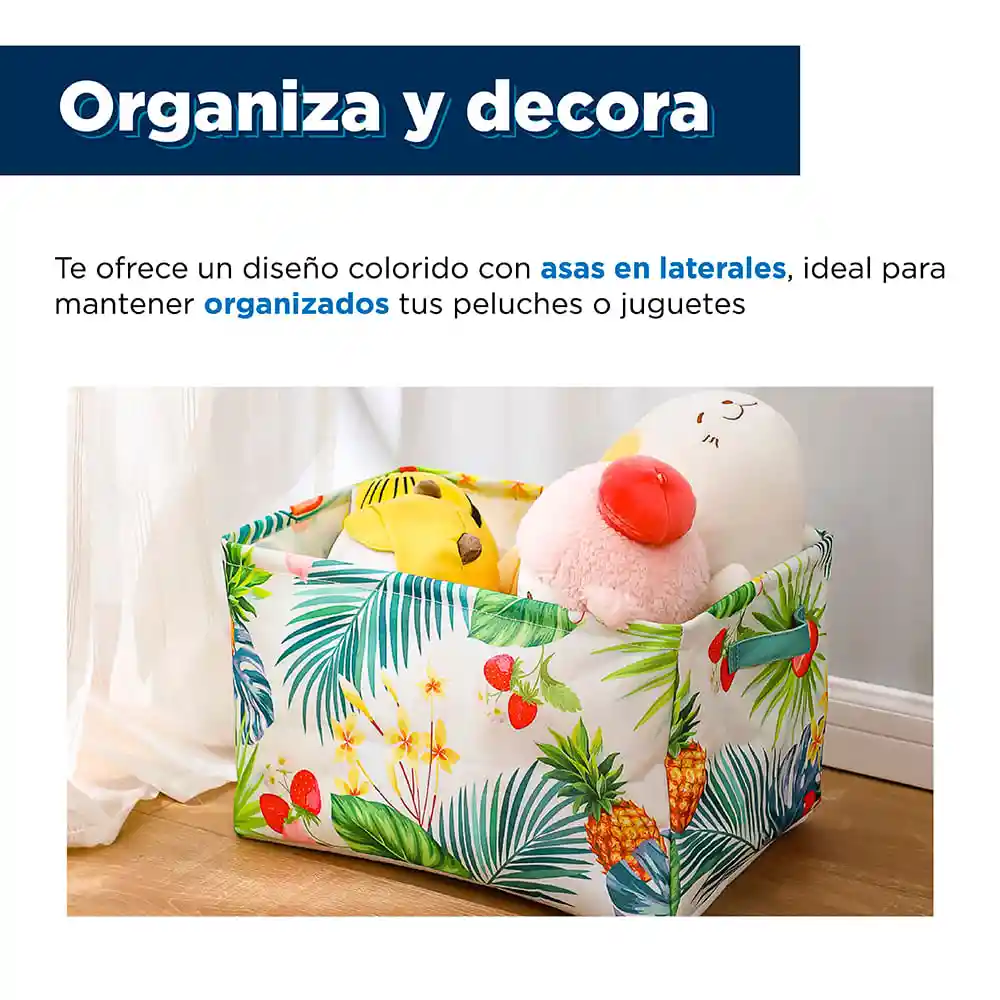 Miniso Contenedor de Almacenamiento de Tela Passion Island L