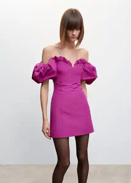 Vestido Diane Morado Talla S Mujer Mango