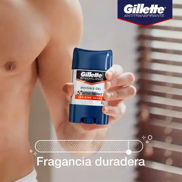 Desodorante Antitranspirante Hombre Gillette Specialized Gel Training Guard 82 g Pack 2 Unidades