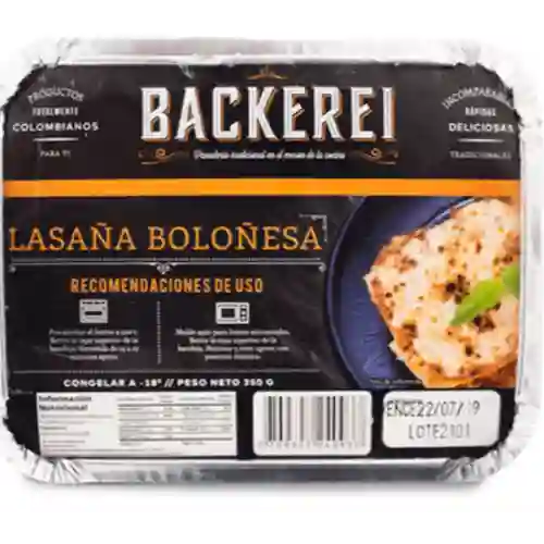 Lasaña Boloñesa