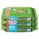 Petys Paños Húmedos 150 Unidades