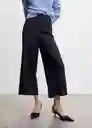 Pantalón Lido Navy Talla 27 Mujer Mango