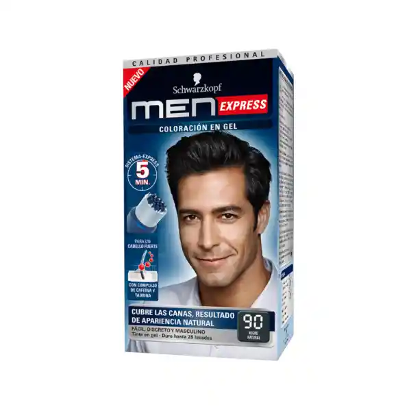 Schwarzkopf Tinte Men Express Negro Natural 90 40 mL