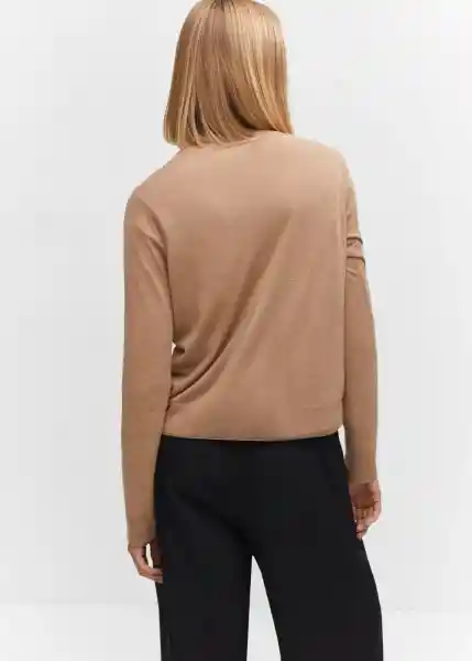 Jersey Luccav Camel Talla XS Mujer Mango