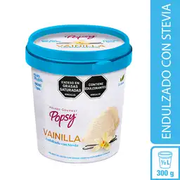 Popsy Helado Vainilla Endulzado Con Estevia