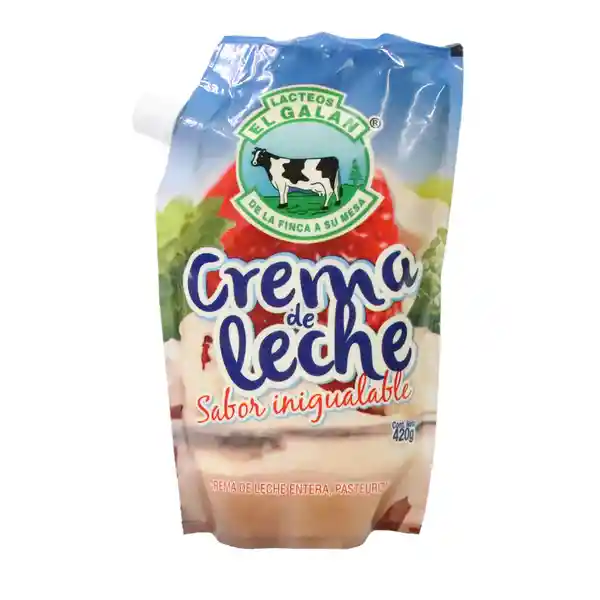 Crema de Leche El Galan