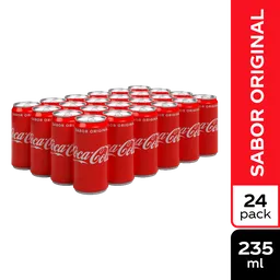 Coca-Cola Gaseosa Sabor Original 24 Pack Lata