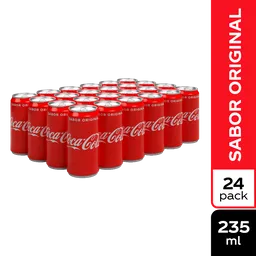 Gaseosa Coca-Cola Sabor Original 235 ml x 24 Unds
