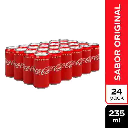 Coca-Cola Gaseosa Sabor Original 24 Pack Lata
