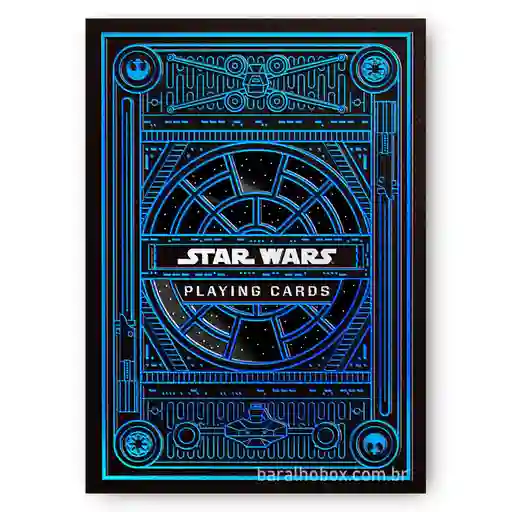Star Wars Bicyclelight Side Plaging Cards By Theory11 Azul O Roja