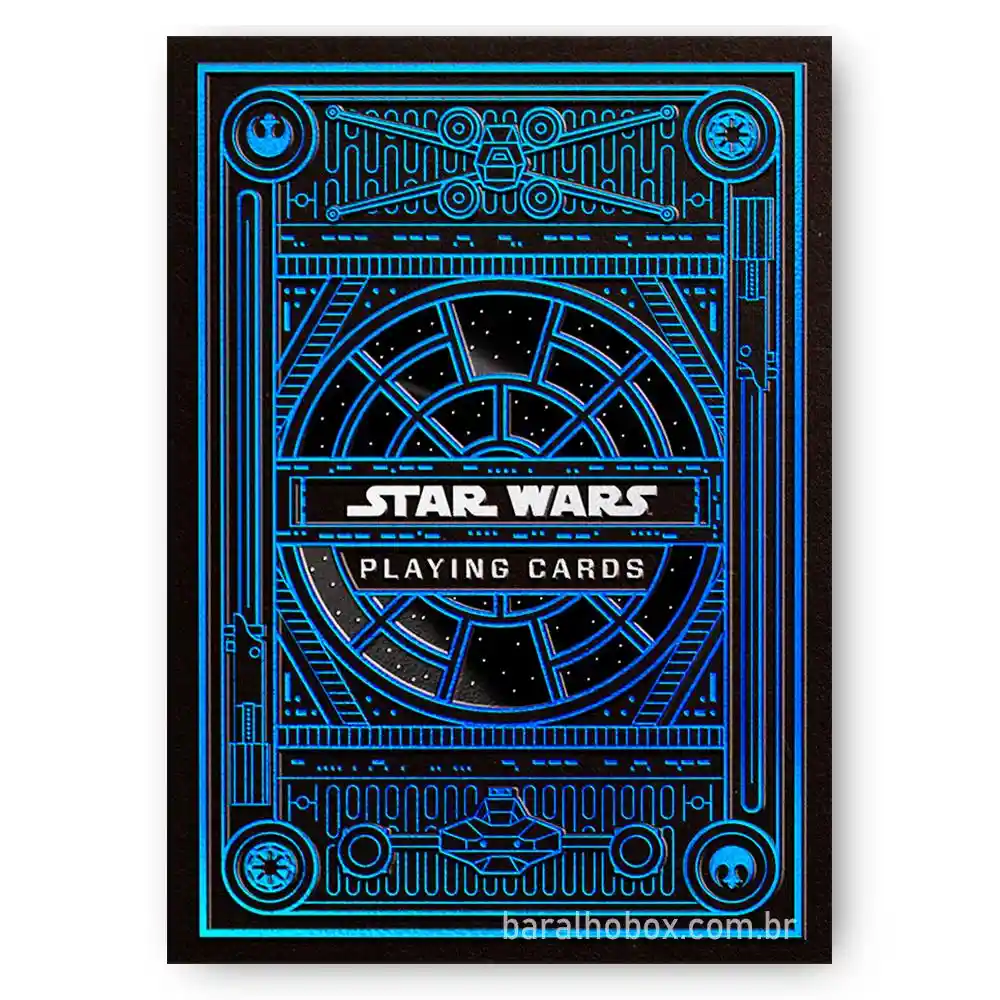 Star Wars Bicyclelight Side Plaging Cards By Theory11 Azul O Roja