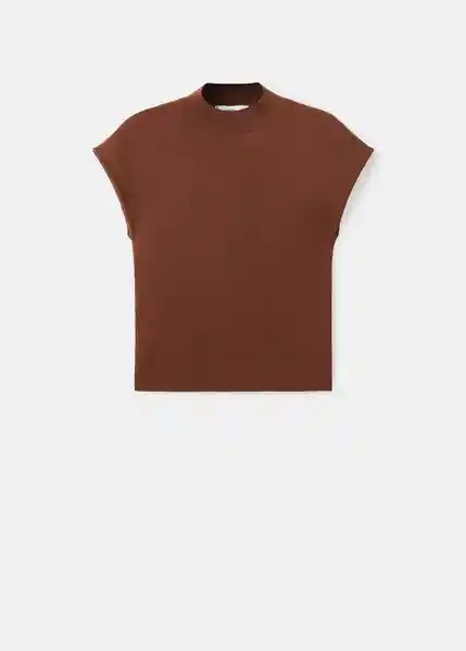 Saco Jersey Dumin Marron Talla S Mujer Mango