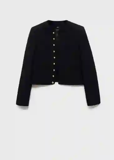 Chaqueta Grace Negro Talla L Mujer Mango