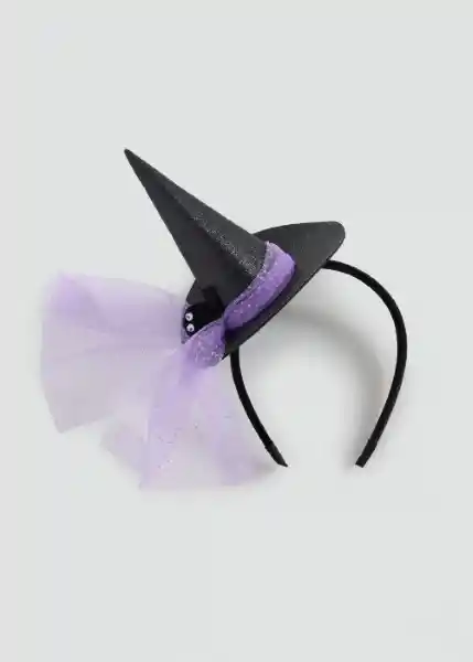 Diadema Spiderh Negro Talla 99 Niñas Mango