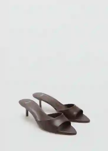 Sandalias Pepa Burdeos Talla 39 Mujer Mango