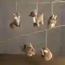 Oso Yute Colgante 10 cm Ambiente Gourmet