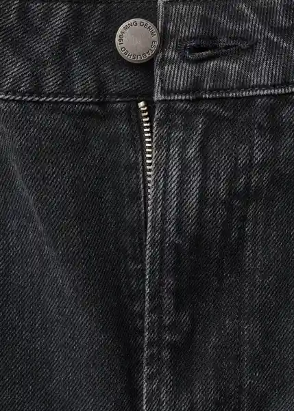 Jean Brigitte Tejano Negro Talla 40 Mujer Mango