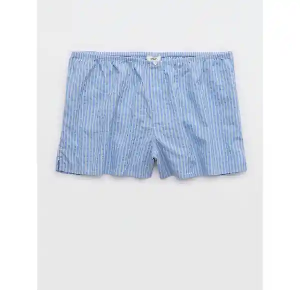 Short de Pijama Aerie Azul Talla LARGE American Eagle