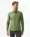 Camiseta Long Sleeve Polo Verde Loden Oscuro T L Chevignon