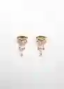 Pendientes Kiss Mujer Oro Talla 99 Mango