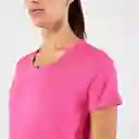 Kalenji Camiseta Running 100 Transpirable Mujer Fucsia Talla S