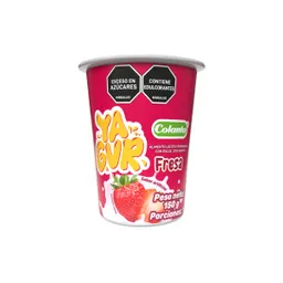 Colanta Yagur Alimento Lácteo Fresa Vaso