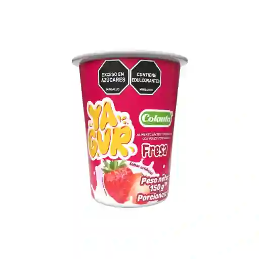 Colanta Yagur Alimento Lácteo Fresa Vaso