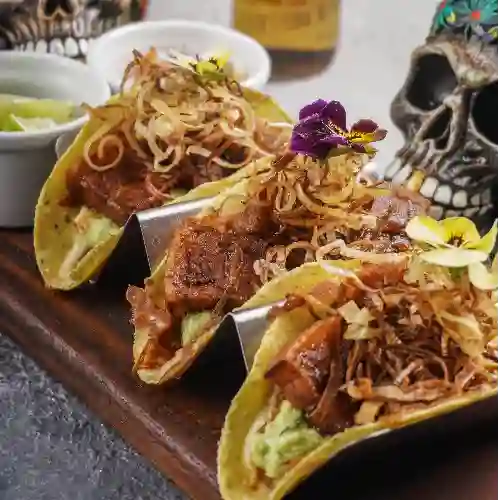 Tacos de Chicharron Tequilero