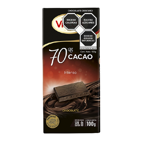Valor Barras De Chocolate Oscuro Intenso 100 g