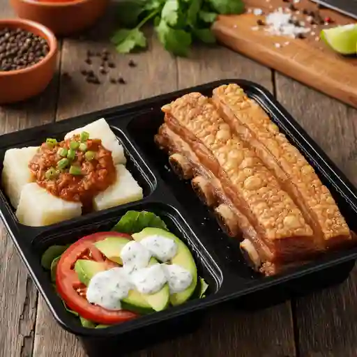 Costilla chicharronada crocante