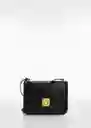 Bolso Carmen Negro Mujer Mango