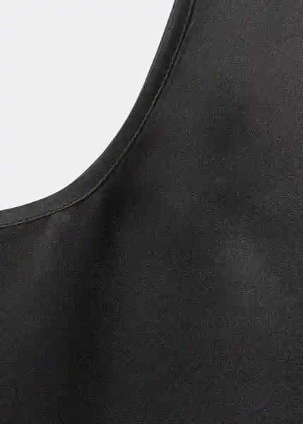 Top Bernies Negro Talla M Mujer Mango